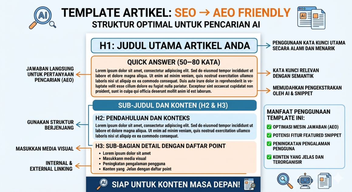 Template Artikel SEO - AEO